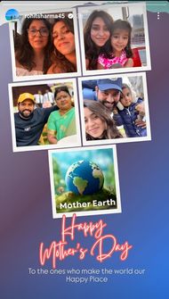 Screenshot of Rohit Sharma's Instagram story - Source: Rohit Sharma/IG
